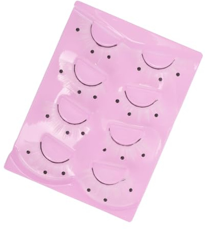 Gatuida 4paires Faux Cils Blancs Lot De Cosmétiques Maquillage Cils Artificiels Individuels Pour Femmes Scène Festival