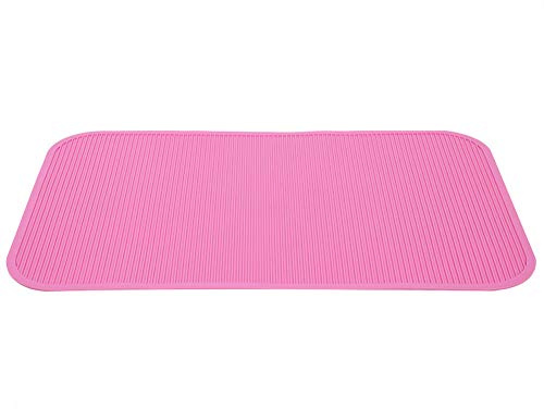 RASTKY Hundepflege-Tischmatte, rutschfeste Gummimatte, Hundepflege-Bade-Trainingstisch, Hundepflege-Tischmatte, Unterlage, Heimtierbedarf, Hunde und Wasserversorgung (PINK)