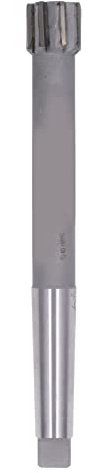 Gearwell Kegelschaft-Reibahle, 8-schneidige Hartmetall-Maschinenreibahle und Finish-Reibahle für Metall, 40 mm Schnittdurchmesser für Drehmaschinenbohren