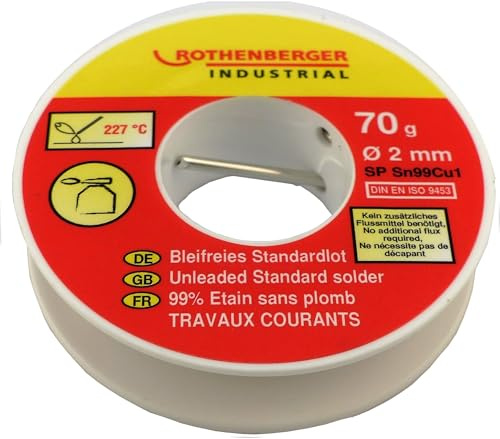 Rothenberger Industrial Bleifreies Standardlot 70G, Silber