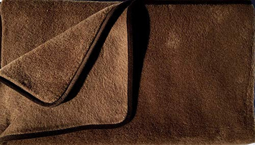 Alpenwolle Manta de lana de camello para sofá, diferentes tamaños (130 x 200 cm)