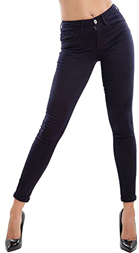 Toocool Jeans Femme Pantalon Skinny Slim Élastique Push Up Bodycon F3205, bleu, XS