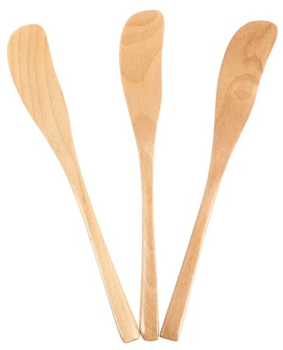 UPKOCH 3stücke Holzspatel Für Sahne Und Butter Backzubehör Mit Glatten Kanten Sicher Und Geruchsneutral Ergonomischer Griff Für Praktische Handhabung