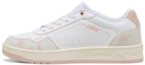 PUMA Court Classy Crafted Flowers, Weiblich Sneaker, PUMA White-Rose Quartz,