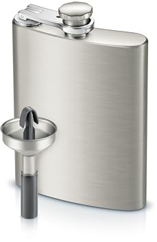 Tescoma 308822 Fiaschetta in acciaio inox con imbuto, 210 ml
