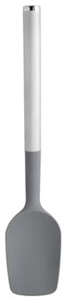 KitchenAid Spatule cuillère avec bords incurvés et poignée en acier inoxydable, antiadhésive, durable, passe au lave-vaisselle
