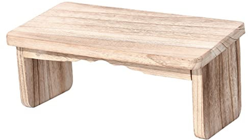 BESPORTBLE Holz Meditationshocker Klappbar rutschfest Zen Tempelhocker Kniender Sitzhocker Multifunktionaler Haushaltshocker Mit Faltbaren Füßen Leichter Kniehocker Für Meditation Und Gebet