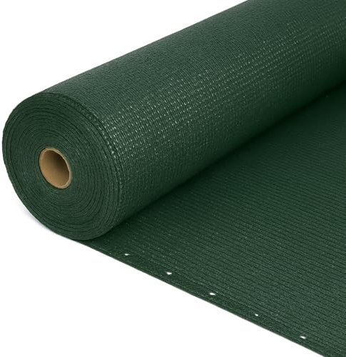 F & R Sichtschutz Garten Zaunblende I Sichtschutz Zaun I Schattiernetz Grün PE 1m x 20m 150g/m² I Sichtschutzmatte Für Zaun Gartenzaun Gartensichtschutz UV-Stabil Wetterfest