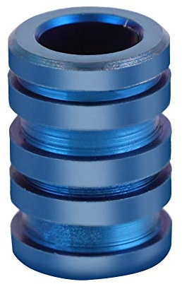 Colgante de cuentas de cuchillo de aleación TC4, ligero duradero, estabiliza la corriente corporal, alivia la tensión muscular, cordón para exteriores, color azul, tamaño grande. (Blue)