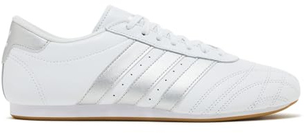 adidas Taekwondo Lace Women's Shoes, Cloud White/Silver Metallic/Gum, Size 8.5