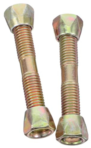 Milisten Lot de 2 vis à ressort robustes pour paniers suspendus, balançoires, matériel d'installation fiable pour chaises de berceau d'extérieur, installation rapide, support haute résistance, facile