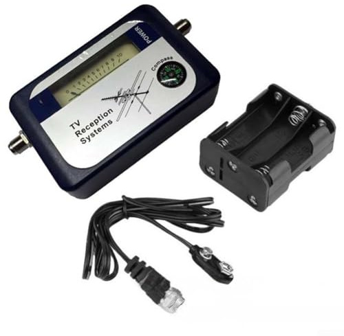 JoyousMall Digital TV Antenna Detector, DVB-T TV Aerial Signal Tester Antenna Ground Signal Meter Reception System with Com-pass Displays Real-Time Readings
