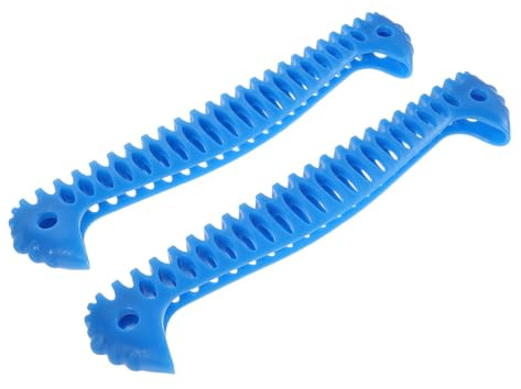 Supvox 2 StüCk Elastische Schlittschuhschoner FüR Eishockey Und Eiskunstlauf KufenüBerzüGe Leicht Und Dehnbar FüR Training Wettkampf Und Eislauf ZubehöR