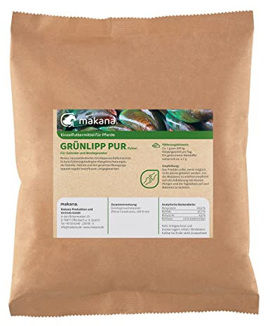 Makana Grünlipp PUR, Grünlippmuschel Pulver, 500 g Beutel