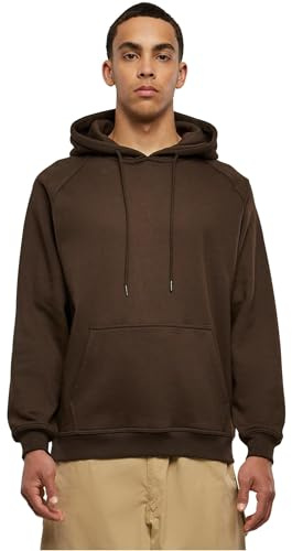 Urban Classics Hoody Blank Hoodie Sweatshirt à Capuche, Marron, L Homme, Brown