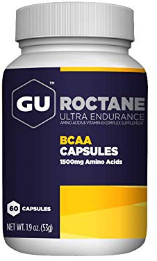 GU Energy Roctane Ultra Endurance Branch Chain Amino Acid and Vitamin B Exercise Recovery Capsules,Informed Choice, Energy for Before, During or After Any Workout, 60-Count Bottle