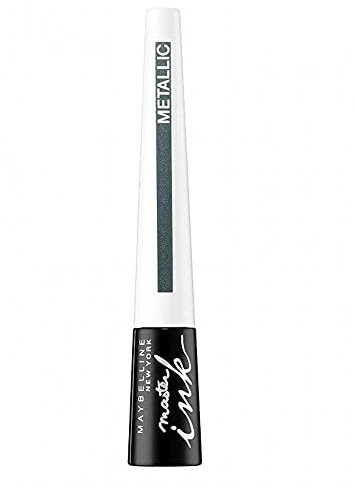 Maybelline New York Master Ink Metallic 33 Glimmer Green, 1er Pack (1 x 2.5 ml)
