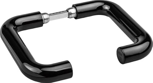 Hewi Drückerpaar 111.23R für Türstärke 38-48 mm | Farbe: F90 tiefschwarz | Oberfläche: hocherwertiges Polyamid