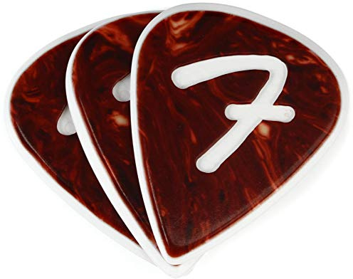 Fender® F-Grip 351 Plettri per chitarra - Shell (Pacco da 3 pz.)