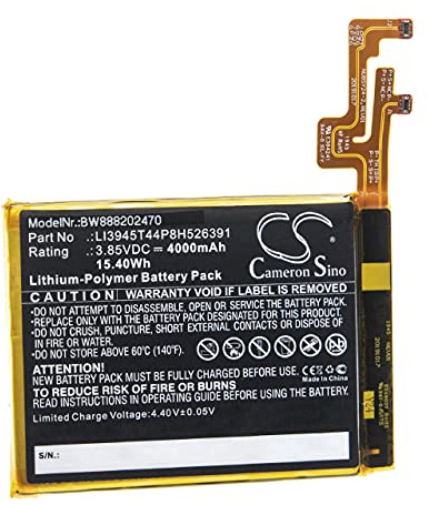 vhbw Akku kompatibel mit Nubia Red Magic 5G NX659J Handy Smartphone Telefon (4000 mAh, 3,85 V, Li-Polymer)