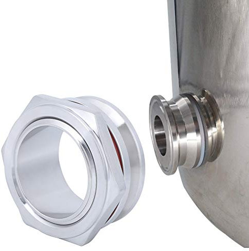 304 Edelstahl Hausgemachtes Bierbraukessel Schott Zubehör Klemmverschraubung,Schott Wasserkocher Homebrew Braukessel Schweißloses Brauzubehör 304 Edelstahl Hausgemachtes Bierbraukessel Zubehör K,