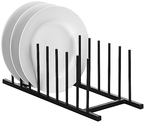 Vilde Tellerständer Abtropfgestell Deckelhalter Tellerhalter Metall schwarz