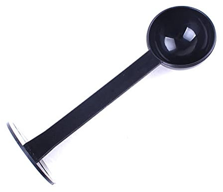 2 in 1 Measurement Coffee Bean Spoon, Tamping Coffee Measuring Spoon, Espresso Coffee Scoop with Tamper Hammer 2-in-1 Coffee Scoop, Measuring Tamping Scoop Plastic Coffee Spoon