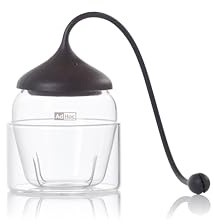 AdHoc Glas-Teefilter 6 cm Fusion mit Abtropfständer