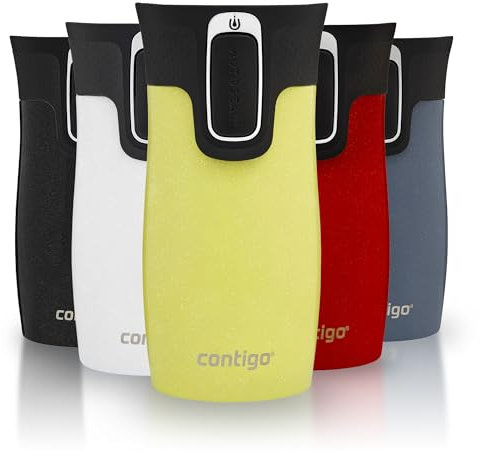 Contigo Mini West Loop Moni Autoseal Vaso Termico Cafe, Unisex-Adult, Limelight, 300 ml