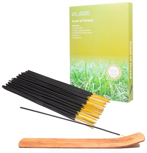 XXJXING Citronella Räucherstäbchen Set：Geeignet für: Camping, Outdoor Grill, etc。120 Sticks1 x Räucherstäbchenhalter (Citronella)
