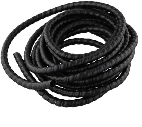 HEIBTENY 5M - Kabelschlauch, Wickelschlauch-Hydraulikschlauchschutz, für Ladekabel, Fahrrad und Auto, für Ladekabel für Elektrofahrzeuge(D-10mm)
