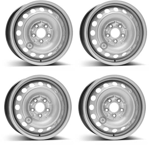 Alcar 4 cerchioni in acciaio 4-9897 6.5Jx16 ET60 5x112 compatibili con Mercedes Benz Viano Vito