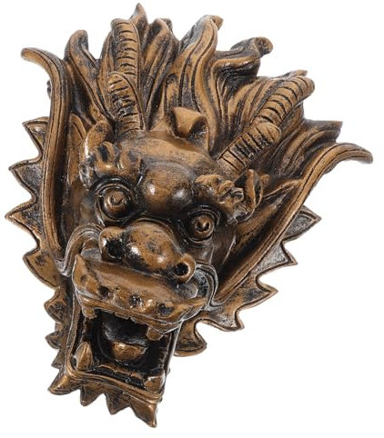 GARVALON Wandbrunnen Für Innenbereich Mit Drachenkopf Design Brunnen Dekor Für Garten Und Hinterhof Wasserspender Aus Langlebigen Materialien Installieren
