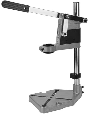 lvifloae Supporto per trapano portatile Morsetto da banco universale Supporto per trapano a colonna Strumento di riparazione per banco di lavoro per tavolo di pressa per