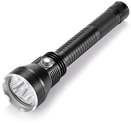 MQDLJSE Linterna de Buceo LED Impermeable 3xXHP70.2, luz Amarilla/Blanca, Linterna de Buceo táctica subacuática 26650, Linterna de Buceo Impermeable subacuática (luz Blanca_D)