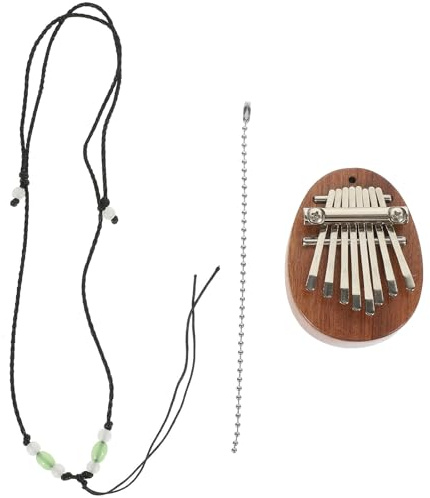 TEMPNAP Mini-daumenklavier mit Tasten Kalimba-musikinstrument für Anfänger und Erwachsene Leicht Tragbar zum Üben und Spielen Überall Hin Zufälliger Stil