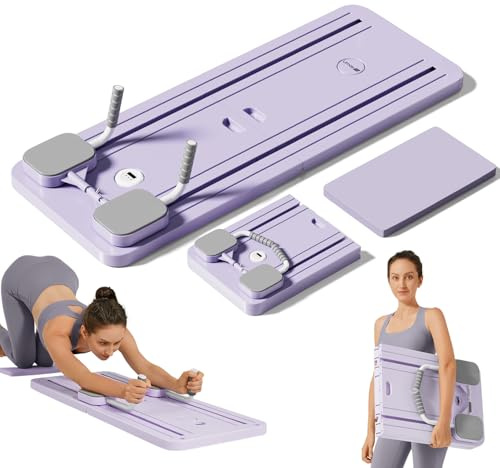 CURSOR Pilates Board, 5 in 1 Pilates Reformer für Zuhause, Faltbarer Reformer Pilates Maschine , Leise Reformer für Pilates für Frauen Workouts, Max. 136KG