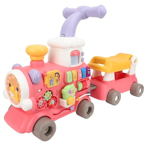 Fabater Exquisite Baby Walker Learning Toy with Spray Feature, Multifunctional Baby Learning Walker for Parent Child Bonding, Safe Construction Push for Physical Development