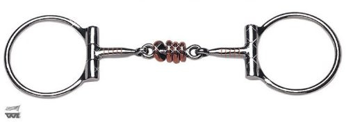 Westernbit - 3 Piece Offset Dee Snaffle 12,7 cm = 5