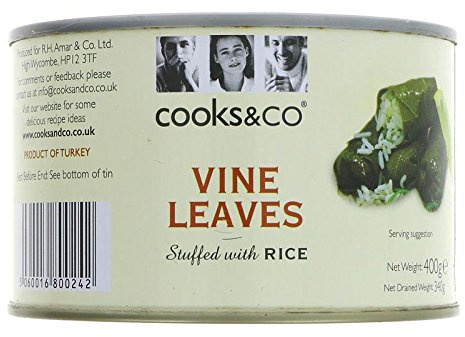 Cooks & Co Stuffed Vine Leaves 380g
