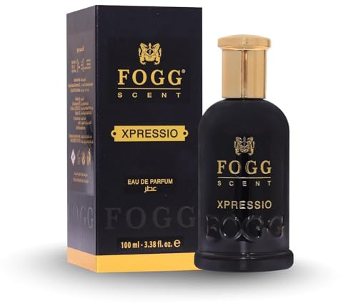 Fogg Scent Xpressio Eau de Parfum for Men | Fresh Aromatic Perfume | Modern Fragrance with Grapefruit, Sage & Patchouli | Long Lasting EDP | Ideal for Office, Party & Daily Wear | 3.38 oz (100 ml)