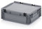 Euro de cajas Euro Box 40 x 30 x 12 cm tapa con bisagras, incluye ZOLLSTOCK 
