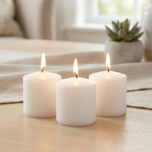 Richland® Votive Candles White Unscented 10 Hour Burn Set of 72