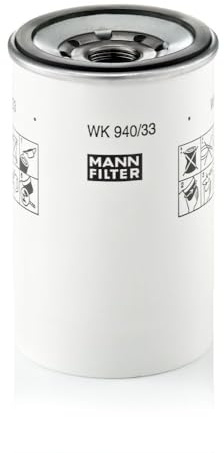 MANN-FILTER, WK 940/33 x Kraftstofffilter | Für LKW, Busse, Schutz des Kraftstoffsystems, Injektorschutz, Zuverlässige Kraftstoffversorgung, Echte OE-Technologie