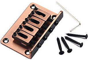 Alnicov Ukulele-Steg mit 4 Saiten, Vintage-Stil, für Zigarrenkasten, Gitarre, Ukulele, Rot