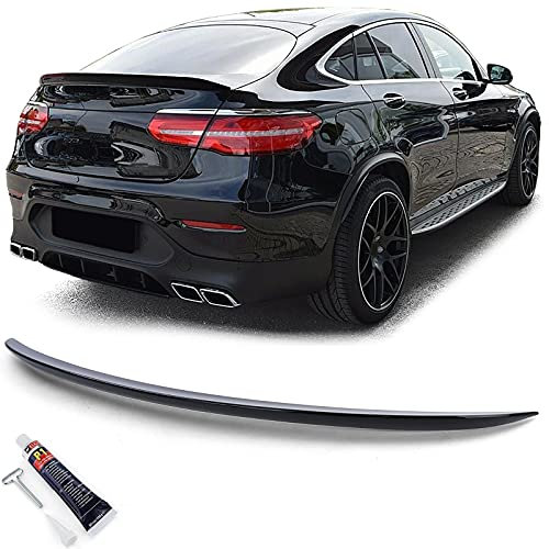 Heckspoiler Sport Lippe Schwarz Glanz mit ABE für Mercedes GLC Coupe C253 16-19
