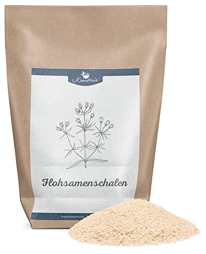 Krauterie Flohsamenschalen indisch für Hunde (250 g) | Artgerechtes Einzelfuttermittel für Hunde in Spitzenqualität - frei von Zusatzstoffen, zuckerfrei, getreidefrei