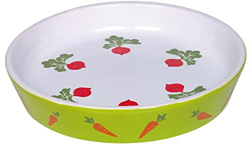 Nobby Nager Keramik Schale, Ø 25 x 3,5 cm, 0,40 l, 1 Stück