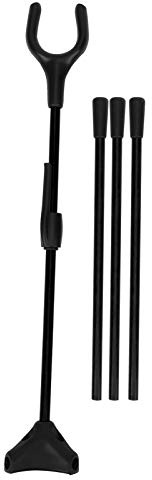 Archery Bow Stand Recurve Removable Compound Bow Stand, Archery Bow Stands Durable Recurve Bowstand, Folding Recurve Bow Stand Holder Archery Straight Bow Stander For Hunting Outdoor Sports(black)