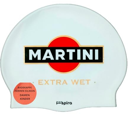 Martini Silicone Cap | Simhatt | Poolmössa | Hög komfort och vidhäftning | Konst och simning